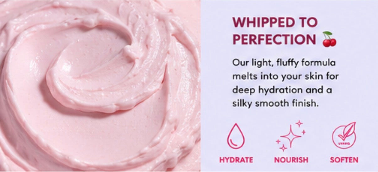 🍒 Cherry Glaze Emulsified Body Butter — 300g