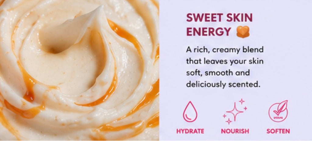🍯 Caramel Drizzle Emulsified Body Butter — 300g